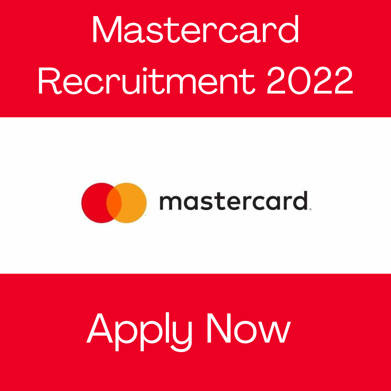 Mastercard Recruitment 2022 | Now Hiring B.Tech Graduates For New Jobs