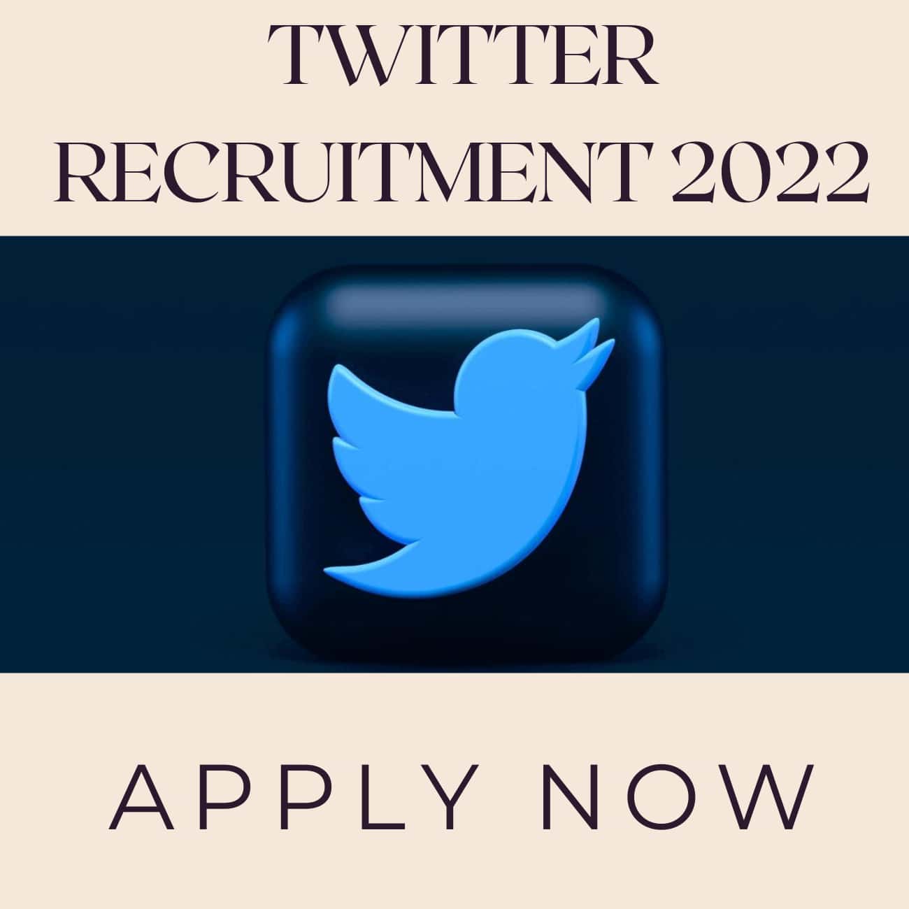 TWITTER RECRUITMENT 2022 | IS SEEKING NEW APPLICANTS
