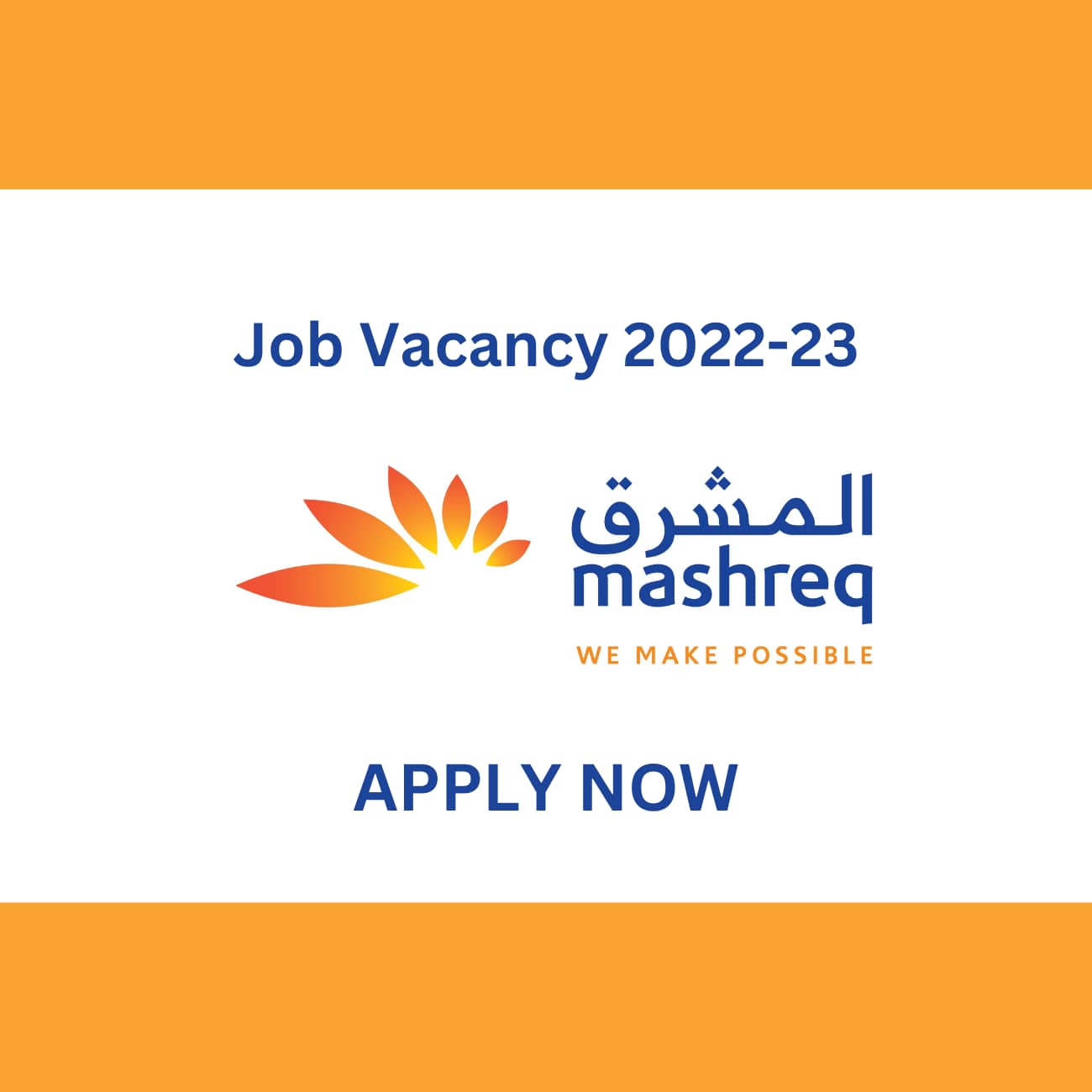 Mashreq bank careers &Mashreq bank job vacancies: Mashreq bank jobs