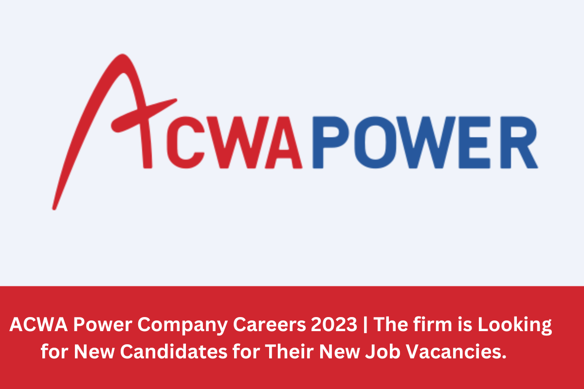 Acwa Power Company Careers