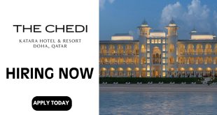 The Chedi Katara Hotel & Resort Latest Hiring