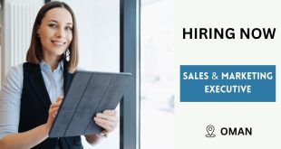 Hiring for Female Sales & Marketing Executive