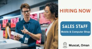 Sales Staff for Mobile & Computer Shop in Oman Sales Staff for Mobile & Computer Shop in Oman