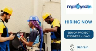 Senior Project Engineer Vacancy in Bahrain