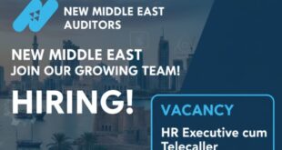 New Middle East Auditors Hiring
